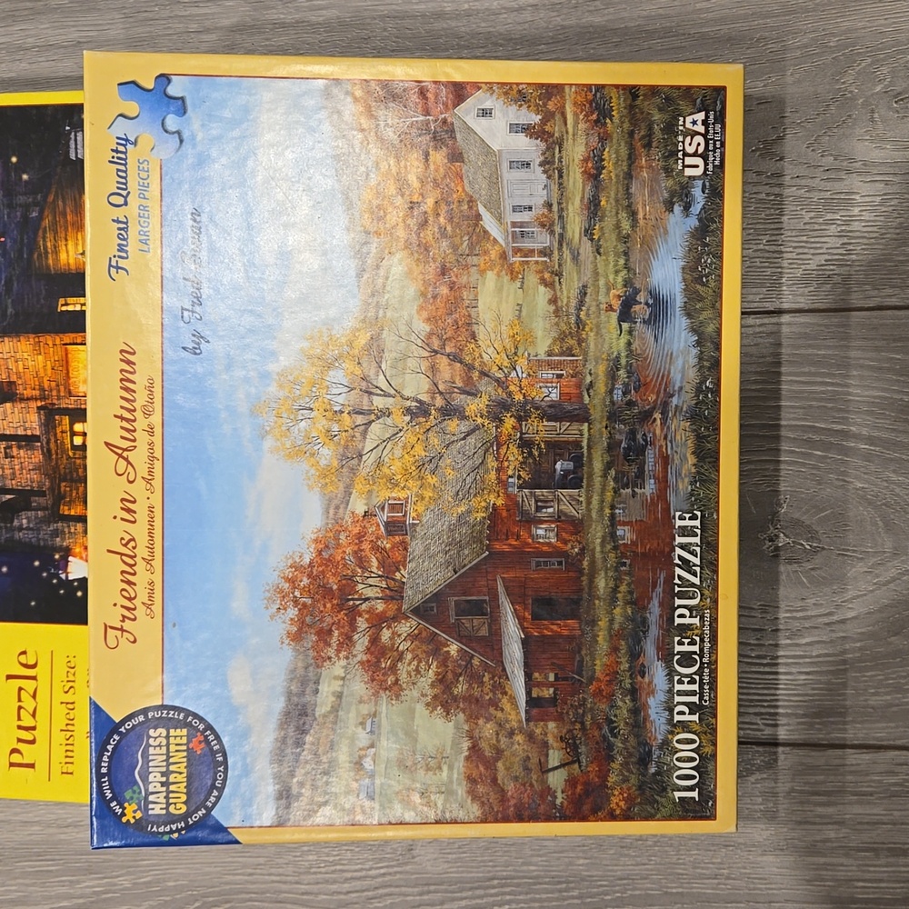 Friends in Autumn 1000 piece jigsaw puzzle